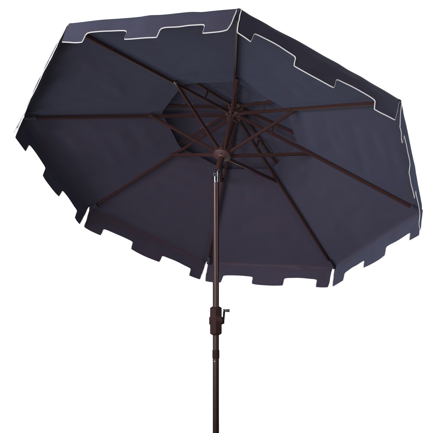 Parasol de marché double SAFAVIEH Outdoor Livia 9 pieds, base non incluse