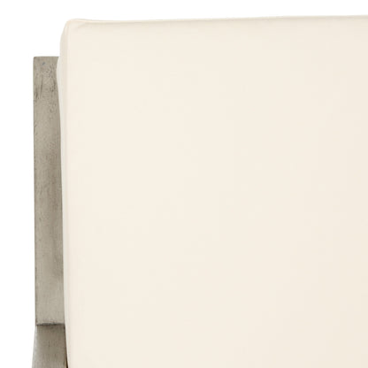 Fauteuil à bascule d'extérieur SAFAVIEH Makaila avec coussin - 66 cm (L) x 79 cm (P) x 97 cm (H)