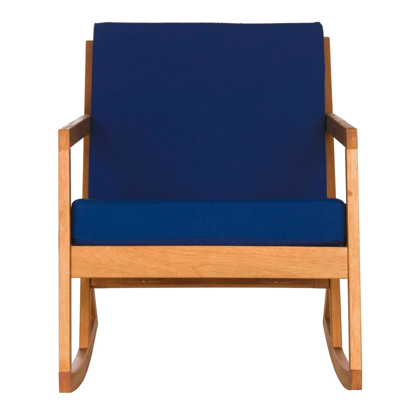 Fauteuil à bascule d'extérieur SAFAVIEH Makaila avec coussin - 66 cm (L) x 79 cm (P) x 97 cm (H)