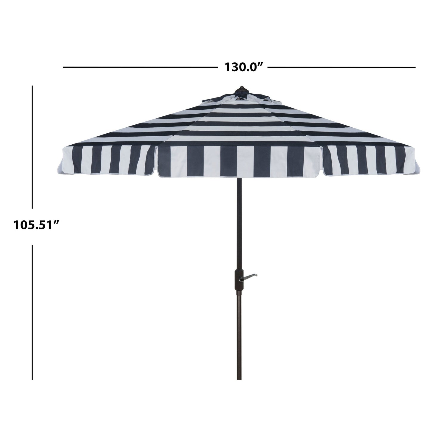 Parasol rond d'extérieur SAFAVIEH Fashion Line de 11 pieds
