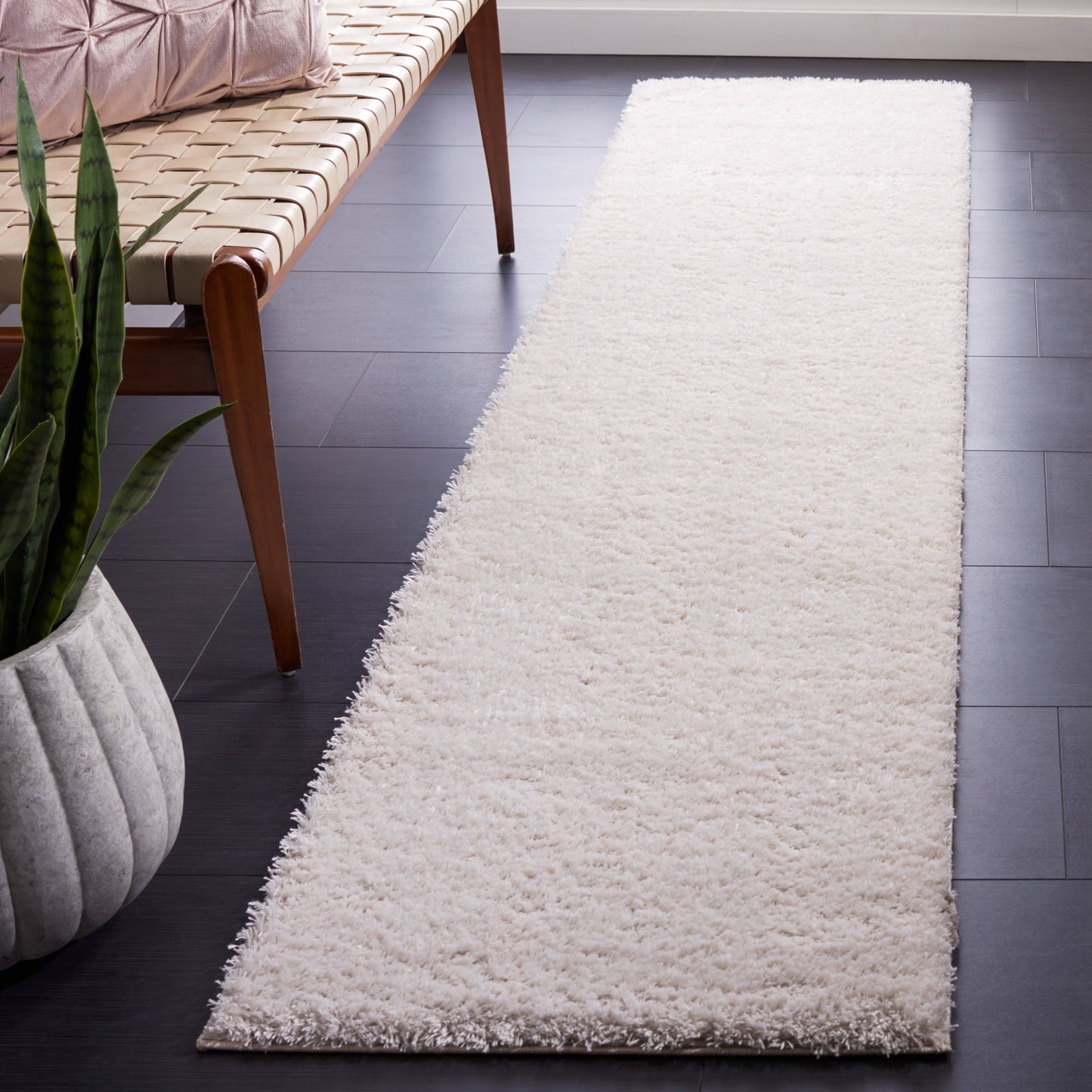 Tapis SAFAVIEH Tahoe Shag Indiana uni de 3 cm d'épaisseur