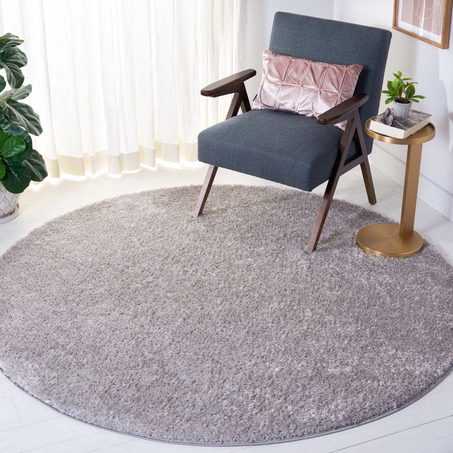 Tapis SAFAVIEH Tahoe Shag Indiana uni de 3 cm d'épaisseur