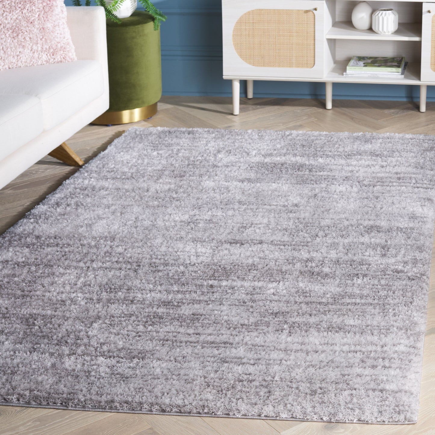 Tapis SAFAVIEH Tahoe Shag Mahala Abstract de 3 cm d'épaisseur