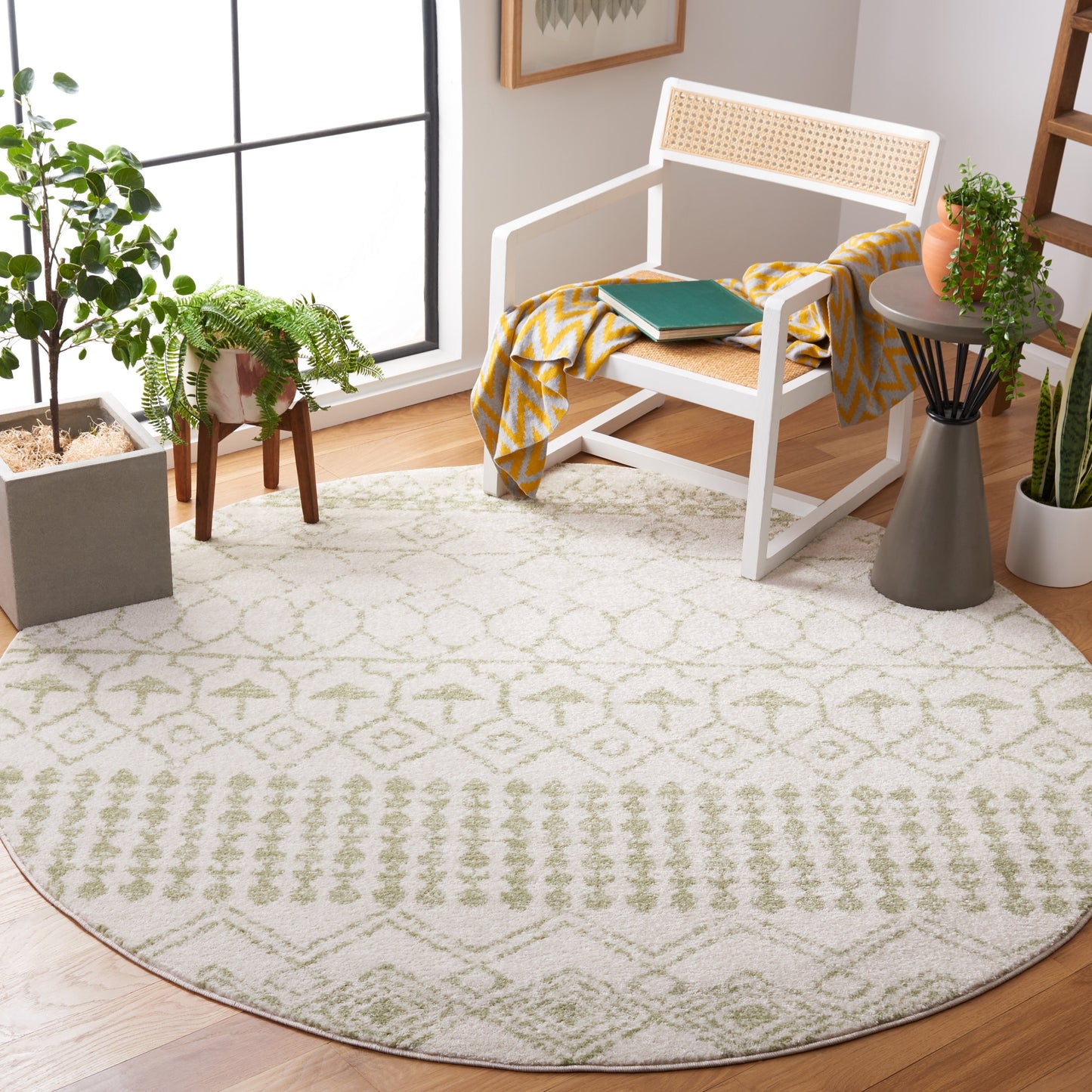 Tapis SAFAVIEH Tulum Ethelyn rustique marocain bohème tribal