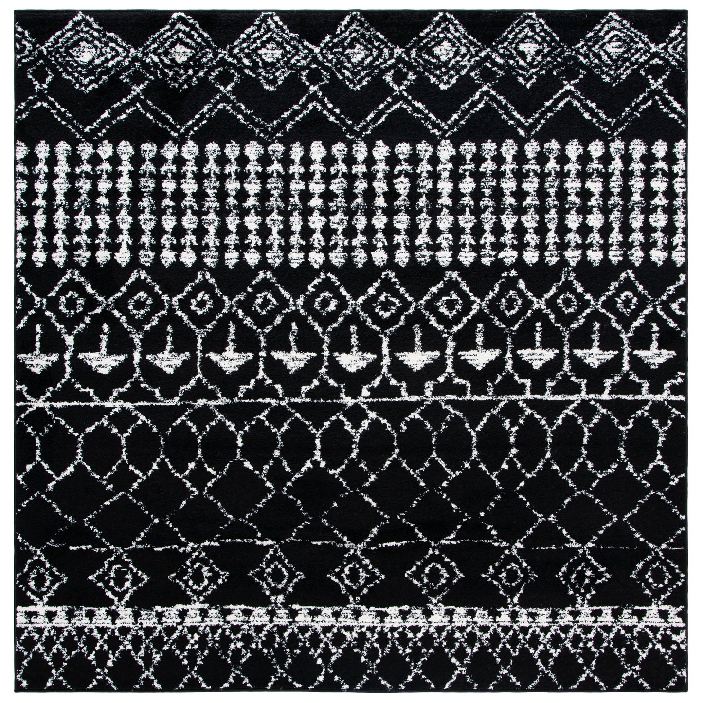 Tapis SAFAVIEH Tulum Ethelyn rustique marocain bohème tribal