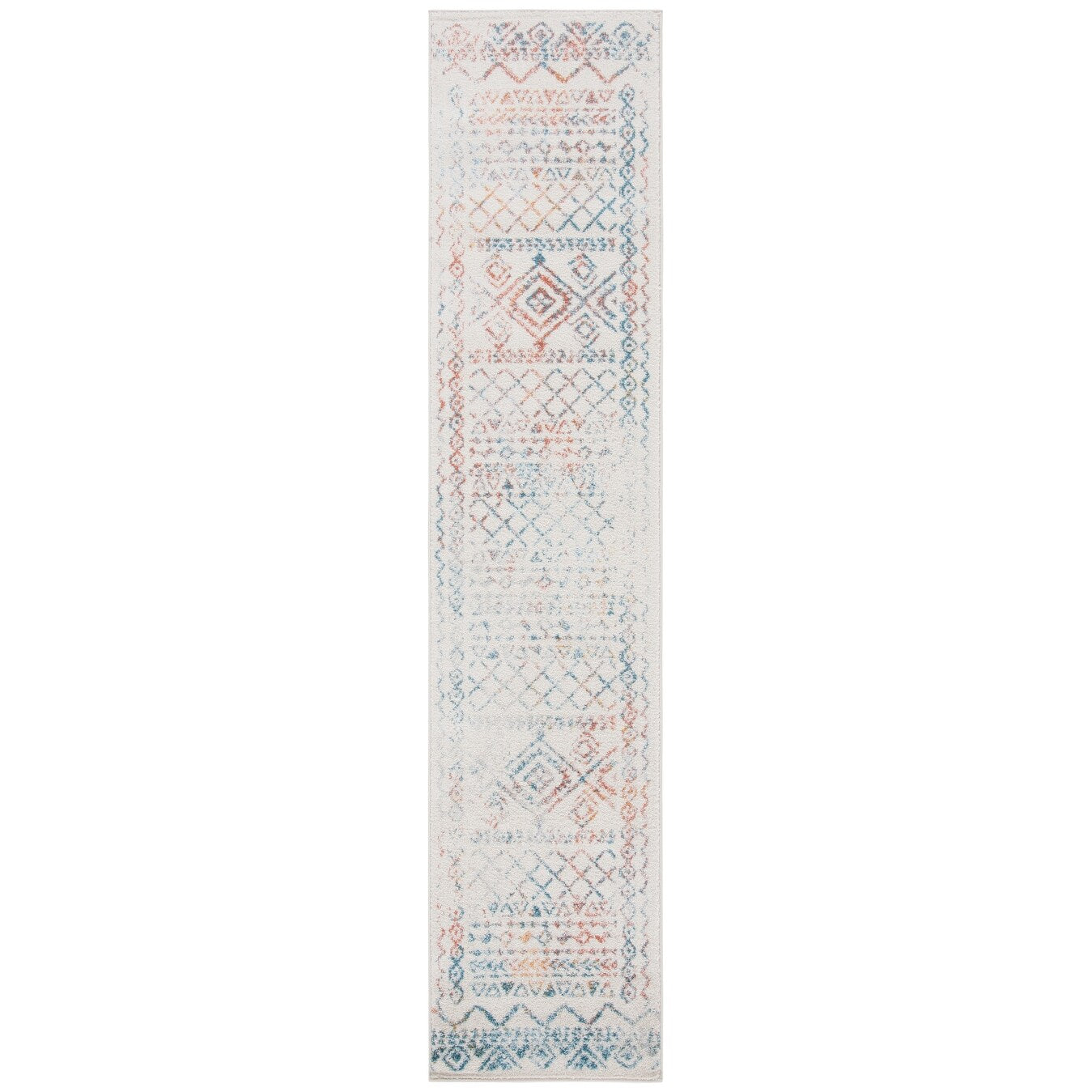 Tapis rustique marocain bohème tribal vieilli SAFAVIEH Tulum Hinnertje