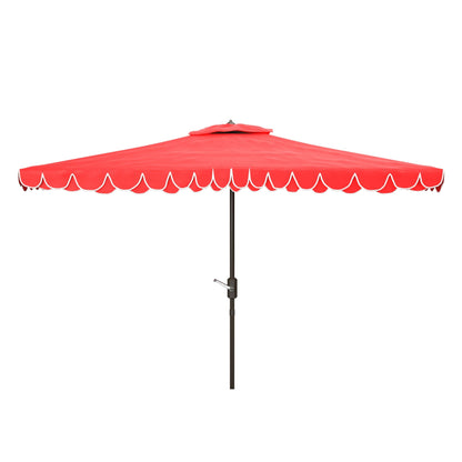 Parasol d'extérieur rectangulaire SAFAVIEH Zariah 6'x10' avec cantonnière
