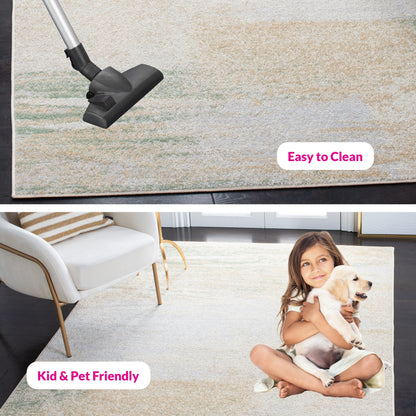 SAFAVIEH, Tapis abstrait moderne Adirondack Allegonda