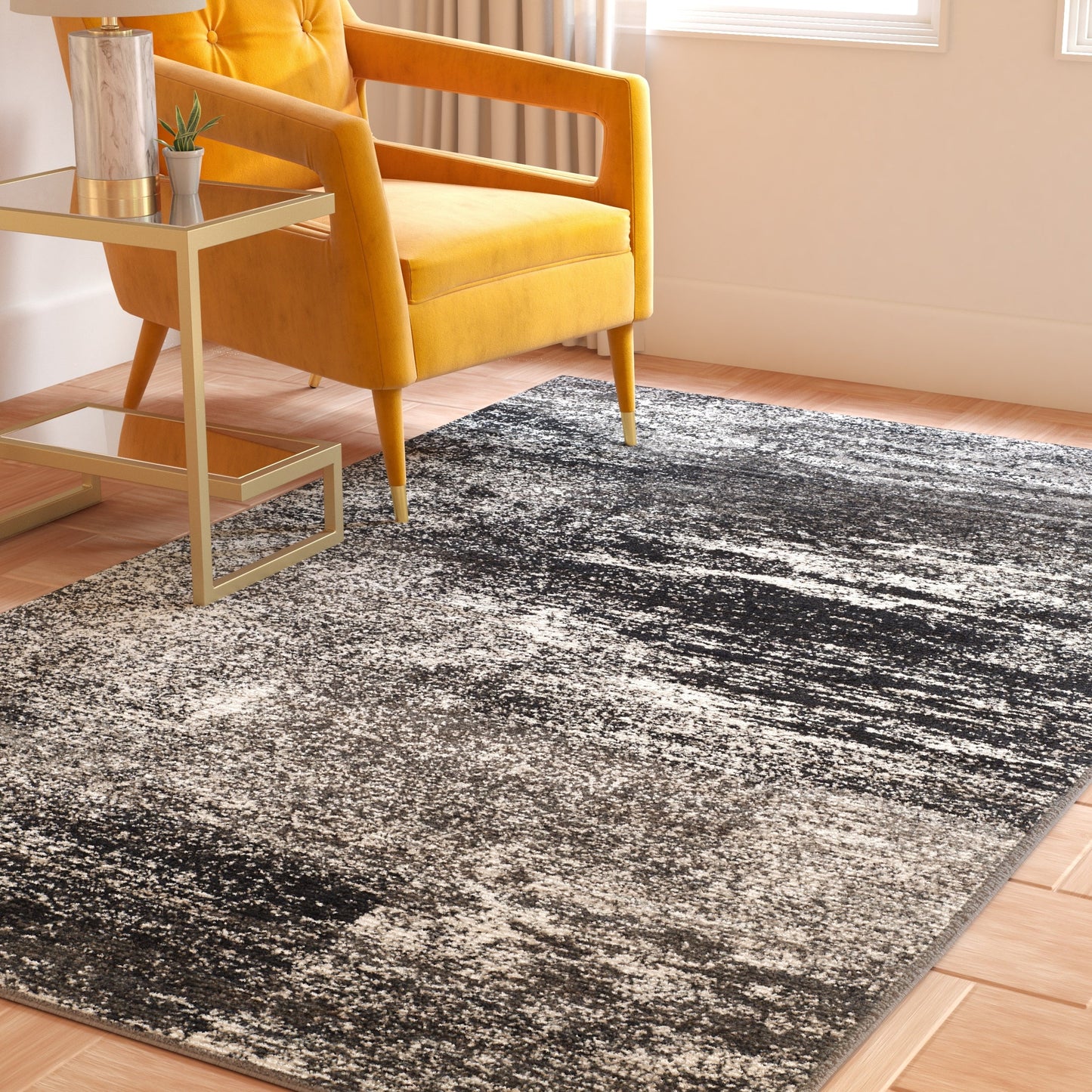 SAFAVIEH, Tapis abstrait moderne Adirondack Allegonda