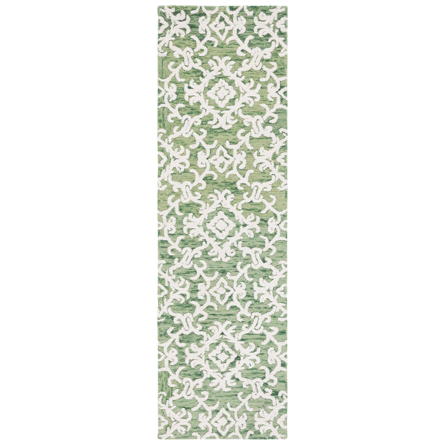 SAFAVIEH, Tapis en laine moderne à motif floral Blossom Vesela, fait main