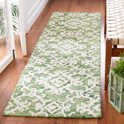 SAFAVIEH, Tapis en laine moderne à motif floral Blossom Vesela, fait main