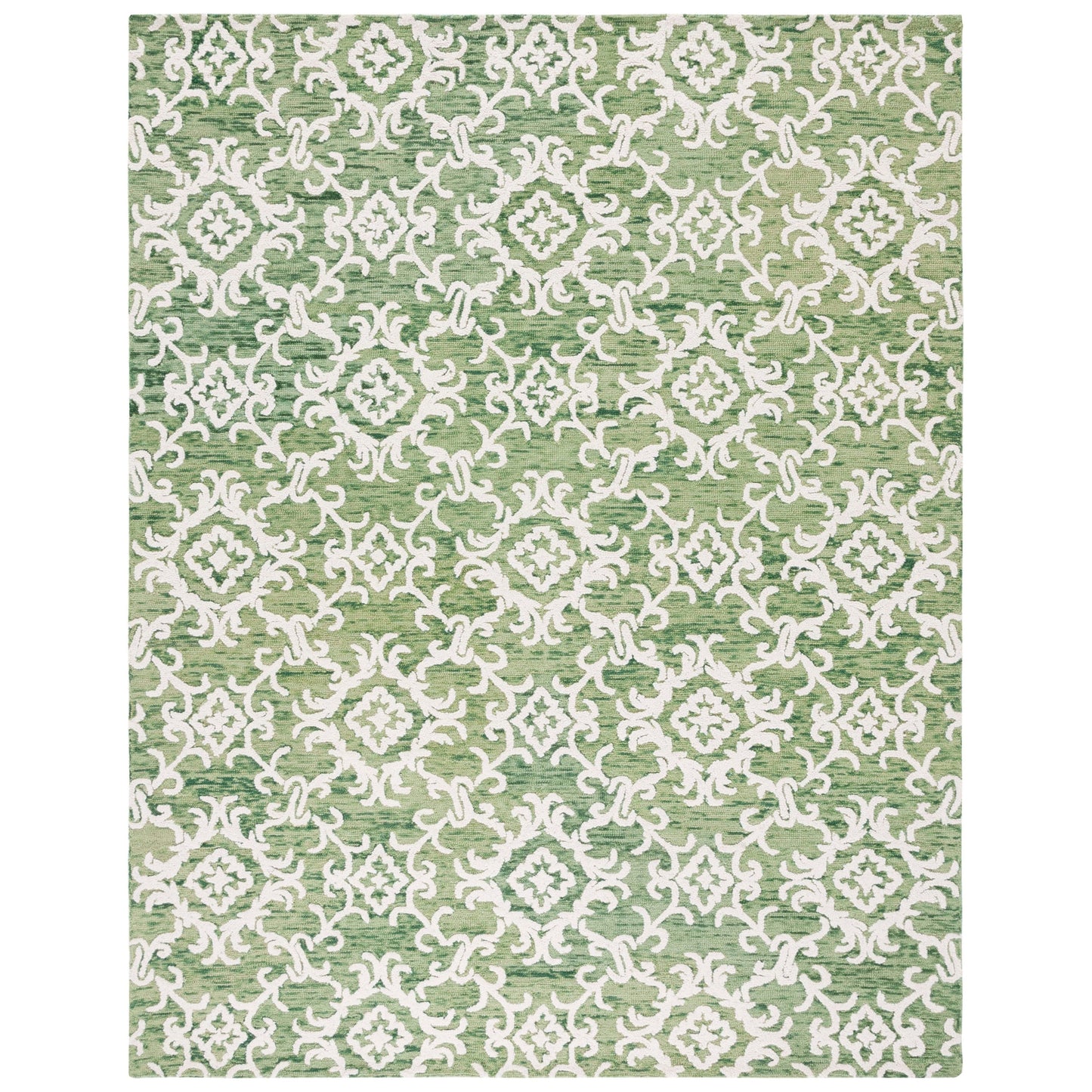 SAFAVIEH, Tapis en laine moderne à motif floral Blossom Vesela, fait main