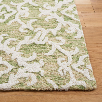 SAFAVIEH, Tapis en laine moderne à motif floral Blossom Vesela, fait main