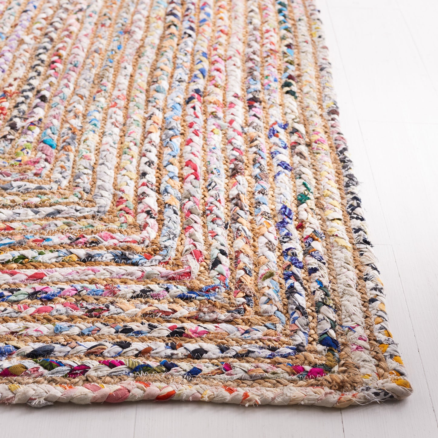 SAFAVIEH, Tapis en jute fait main de style bohème côtier Cape Cod Rietie