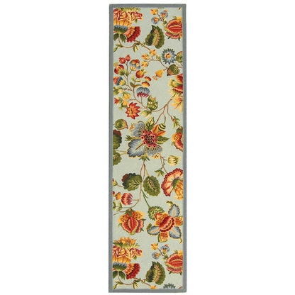 SAFAVIEH, Tapis en laine fait main Chelsea Jurendine style campagne française à motifs floraux