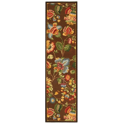 SAFAVIEH, Tapis en laine fait main Chelsea Jurendine style campagne française à motifs floraux