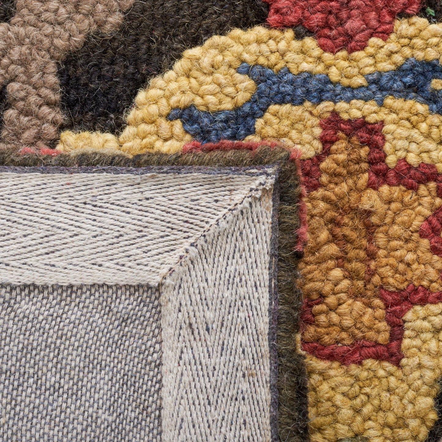 SAFAVIEH, Tapis de campagne français en laine fait main Marietje Blossom