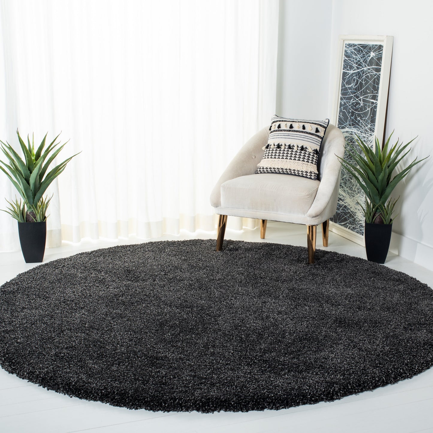 Tapis SAFAVIEH, Milan Shag Afton, épaisseur 5 cm