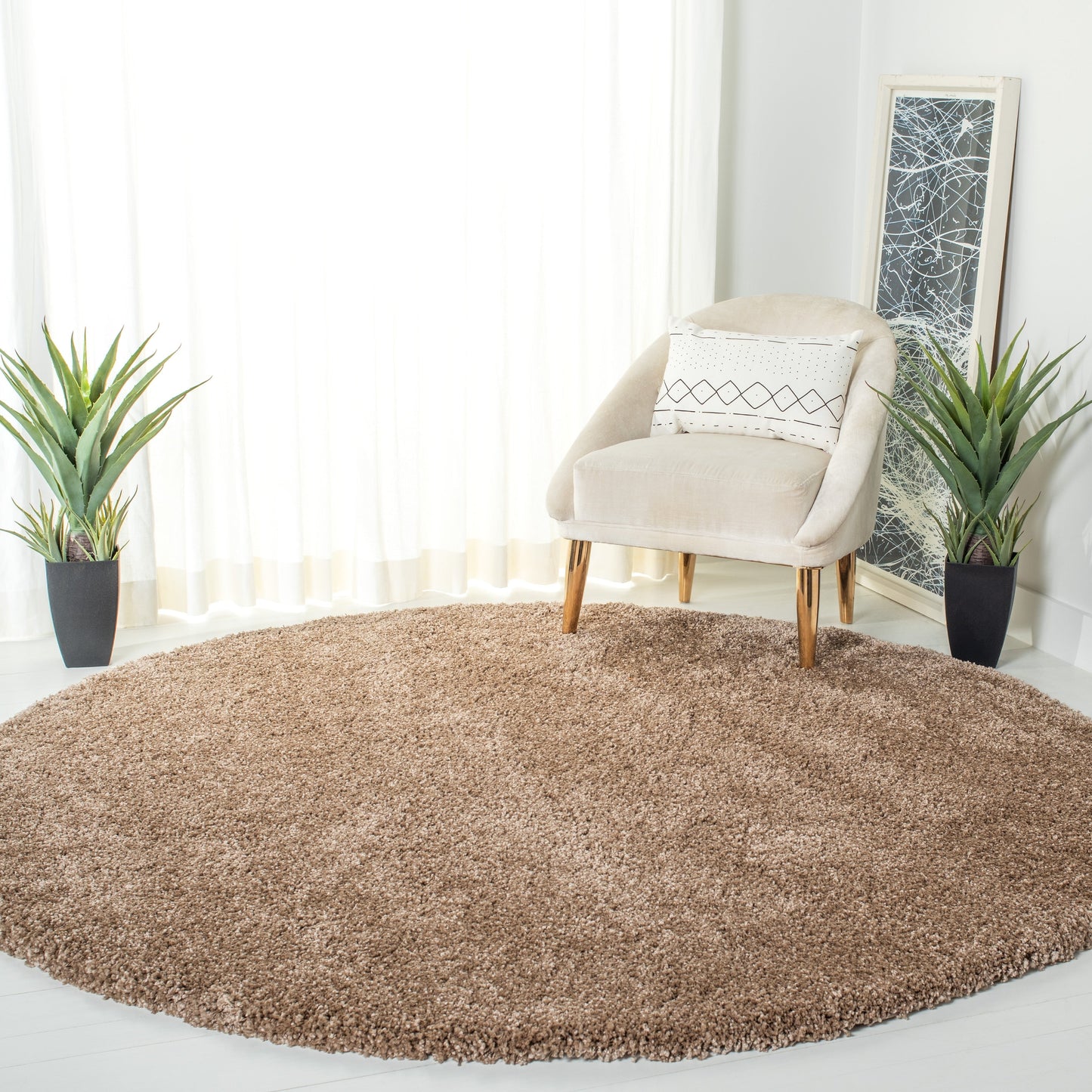 Tapis SAFAVIEH, Milan Shag Afton, épaisseur 5 cm