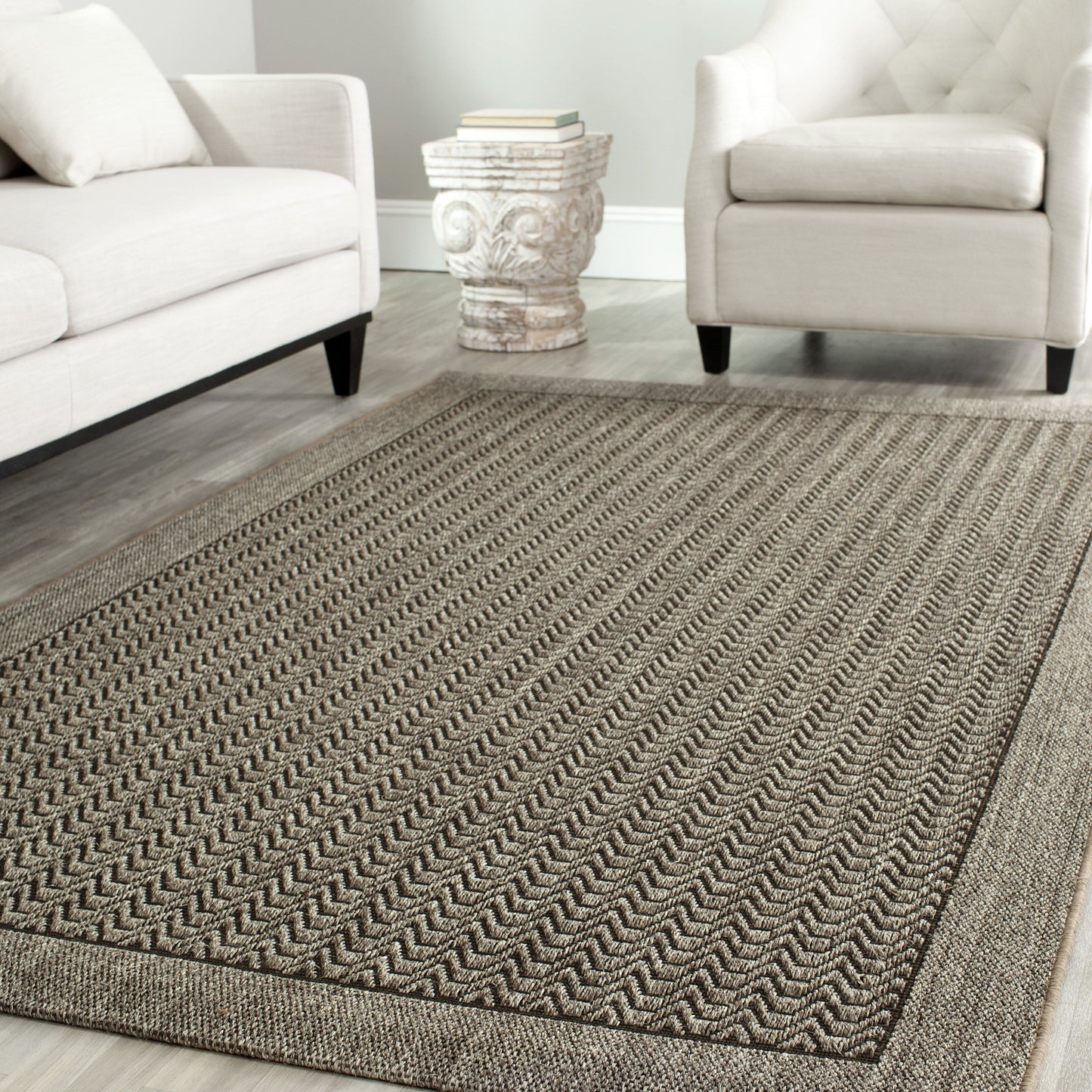 Tapis en sisal moderne nacré SAFAVIEH, Palm Beach