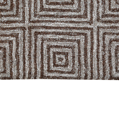 Tapis Sara de luxe fait main en laine abstraite George Towne Living