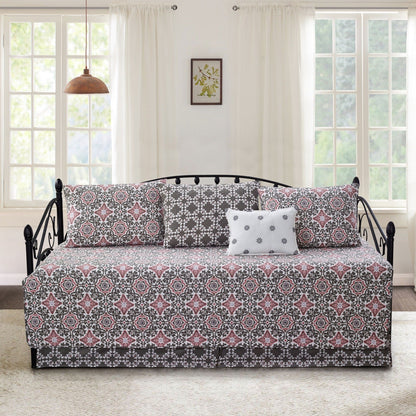 Serenta 6 Piece Cotton Blend Daybed Bedspread Coverlet Set - 75 x 39