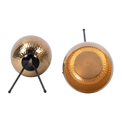 Sagebrook Home Lot de 2 jardinières robustes en fer sur supports modernes - Transformez votre espace de vie en oasis