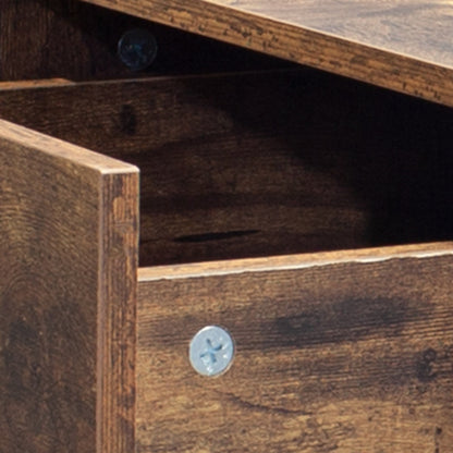 Table de chevet de style industriel (ensemble de 2)