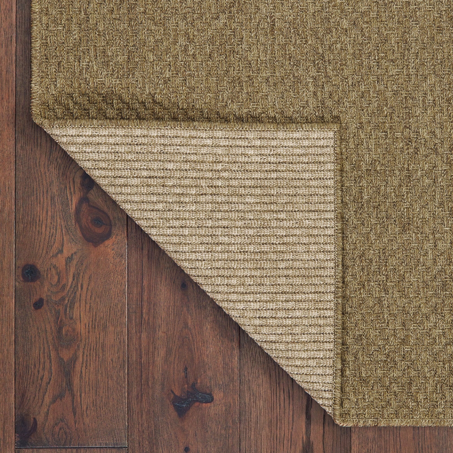 Style Haven Veranda Tonal Woven Basket Weave Indoor-Outdoor Rug