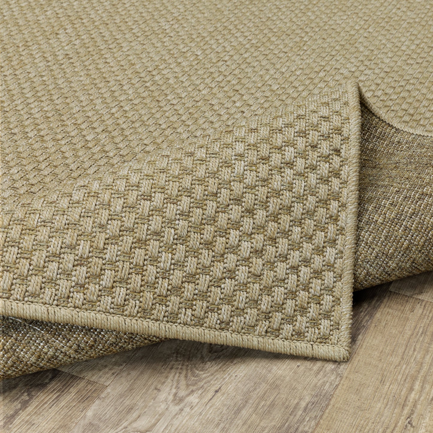 Style Haven Veranda Tonal Woven Basket Weave Indoor-Outdoor Rug