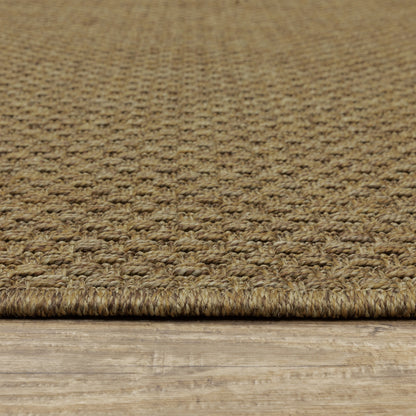 Style Haven Veranda Tonal Woven Basket Weave Indoor-Outdoor Rug