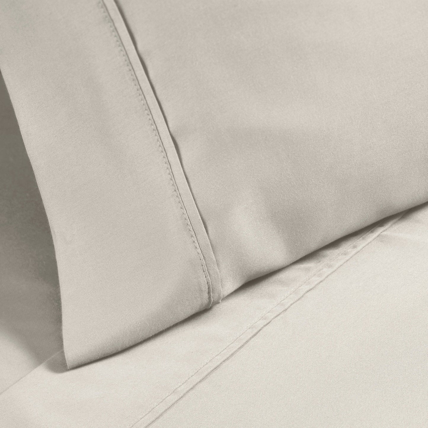 Superior Cotton Blend 1200 Thread Count Solid Deep Pocket Bed Sheet Set
