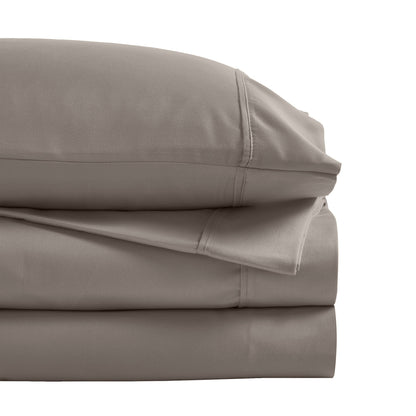 Superior Cotton Blend 1200 Thread Count Solid Deep Pocket Bed Sheet Set
