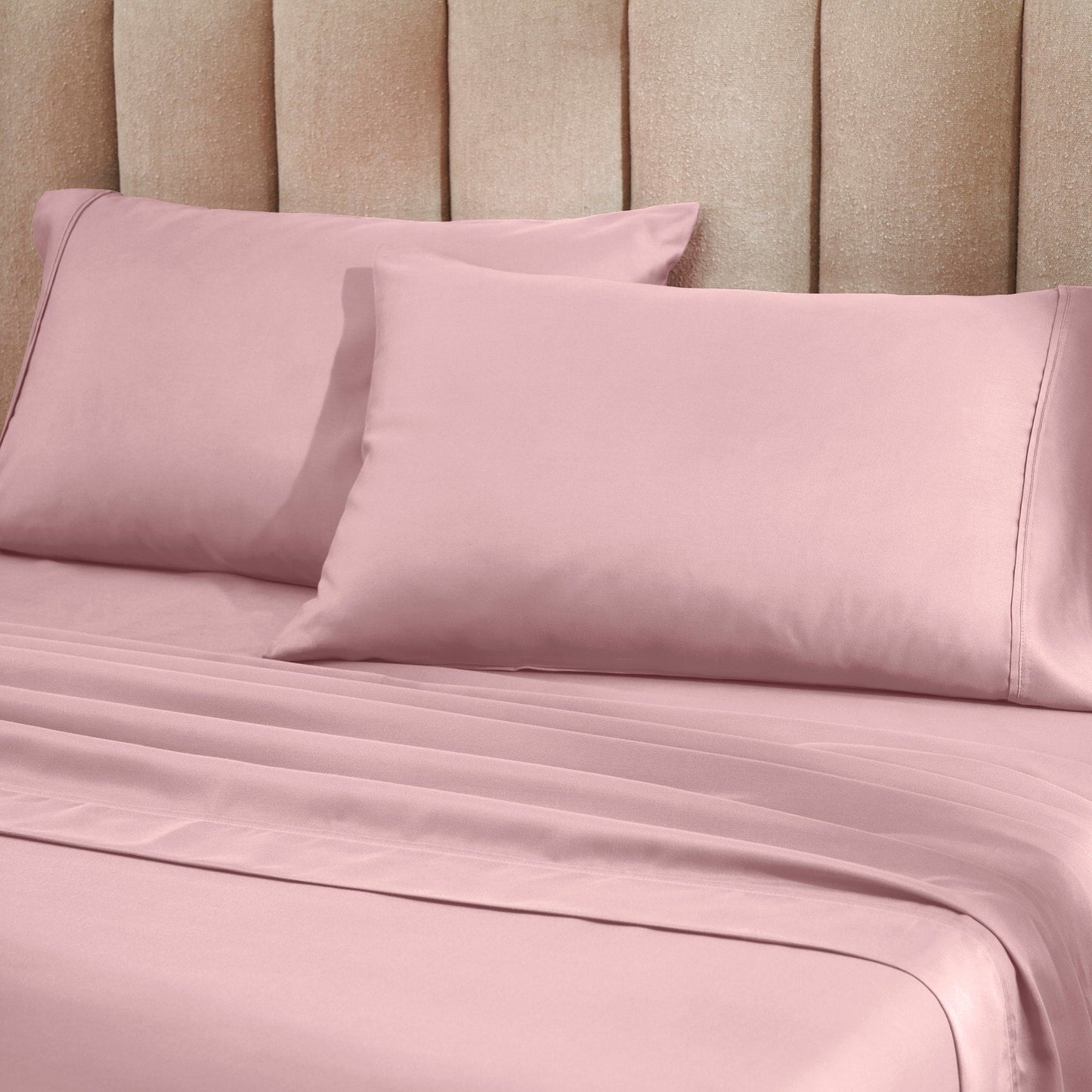 Superior Cotton Blend 1200 Thread Count Solid Deep Pocket Bed Sheet Set