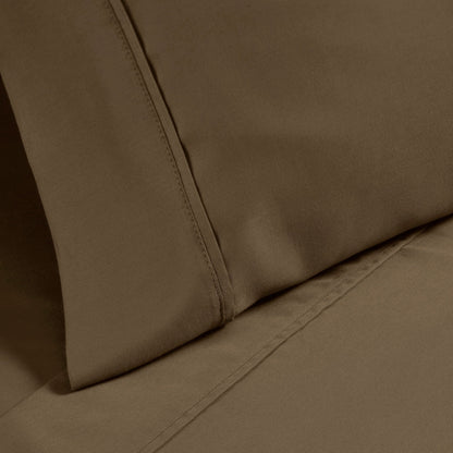 Superior Cotton Blend 1200 Thread Count Solid Deep Pocket Bed Sheet Set