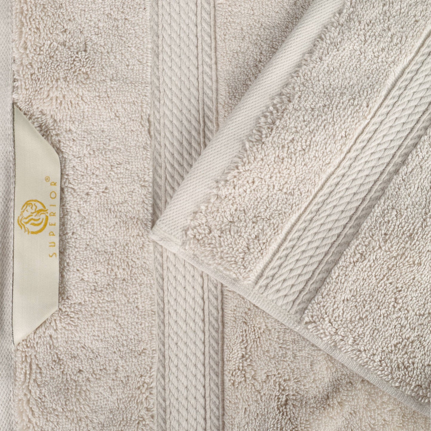 Superior Egyptian Cotton Pile Heavyweight 10-Piece Towel Set