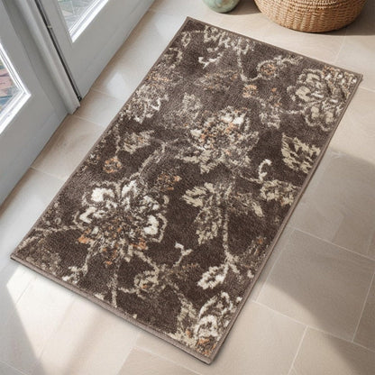 Superior Jacobean Farmhouse Floral Indoor Area Rug