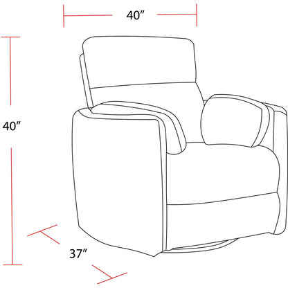 Fauteuil inclinable pivotant électrique Fairview Home