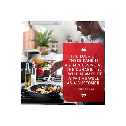 Batterie de cuisine antiadhésive T-fal Platinum avec base à induction, collection Unlimited Cookware, 12 pièces