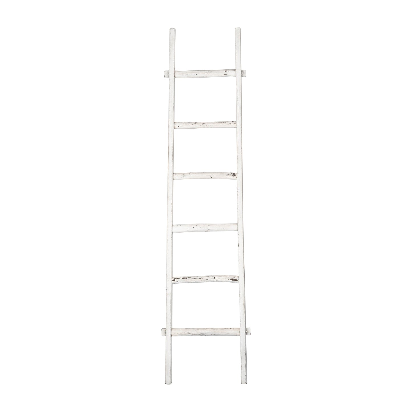 Sagebrook Home Rustic 6ft Tall Blanket Ladder, Decorative Freestanding Ladder For Storage - 19 x 2 x 76