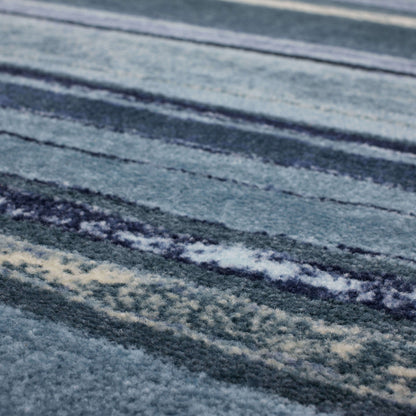 The Curated Nomad Sultan Multicolor Striped Boho Area Rug