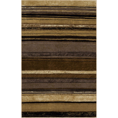 The Curated Nomad Sultan Multicolor Striped Boho Area Rug
