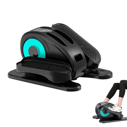 Under Desk Elliptical Machine, Elliptical Trainer with Remote Control Seated Pedal Exerciser for Seniors Adults and Teens