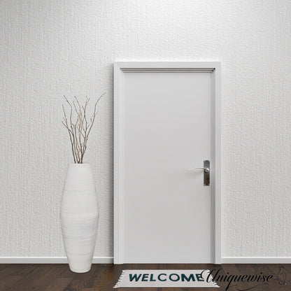 Uniquewise Tall Cylinder Bamboo Floor Vase Decorative Accent for Hotel Lobbies and Spa, Perfect Decor for Living Room or Hallway