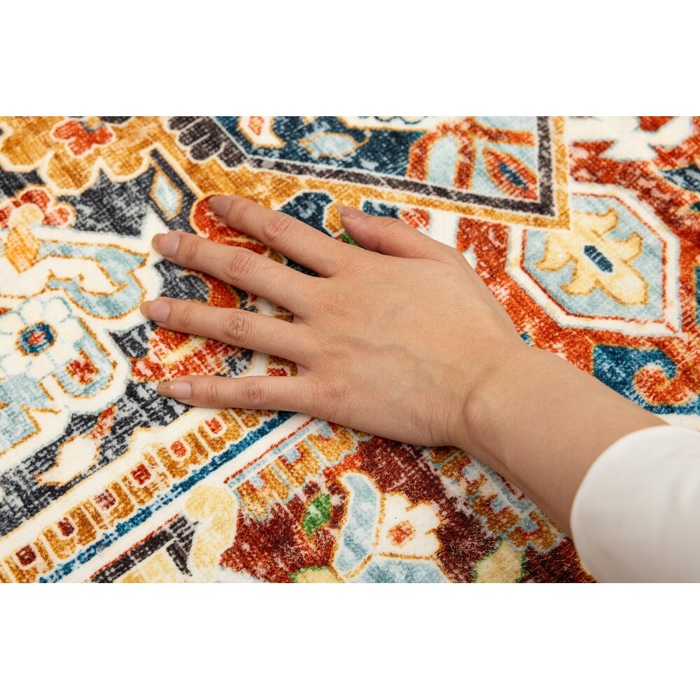 Vintage Modern Abstract Area Rug