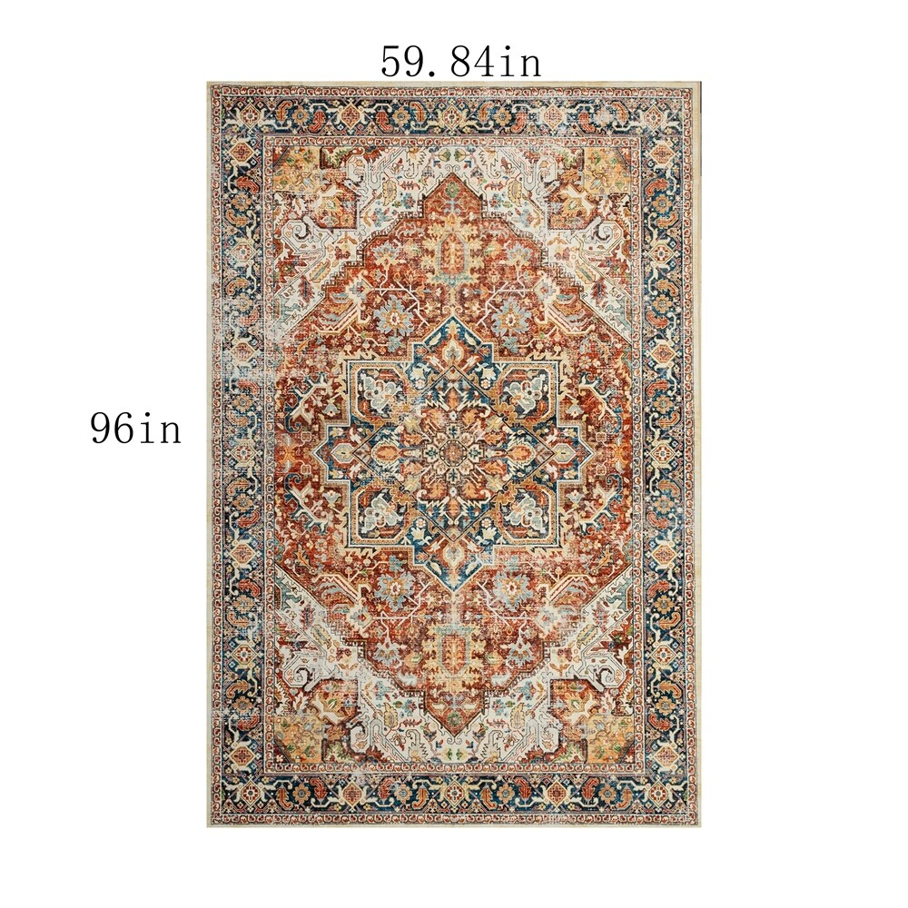 Vintage Modern Abstract Area Rug