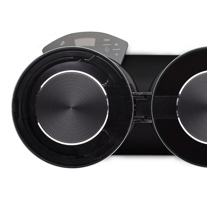 Cafetière filtre Vision Luxe 12 tasses avec tableau de bord rotatif