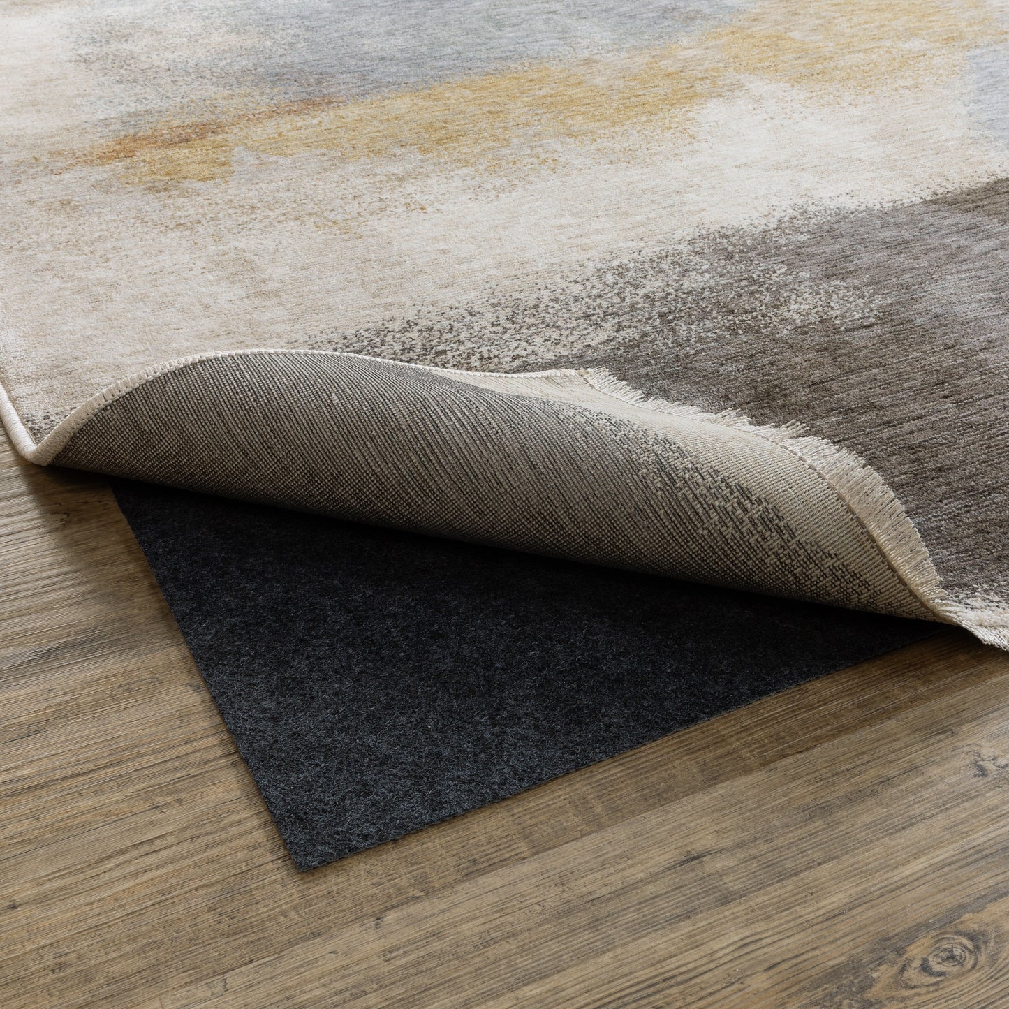 Vista Home Multi-Surface Reversible Indoor Rug Pad. - Grey