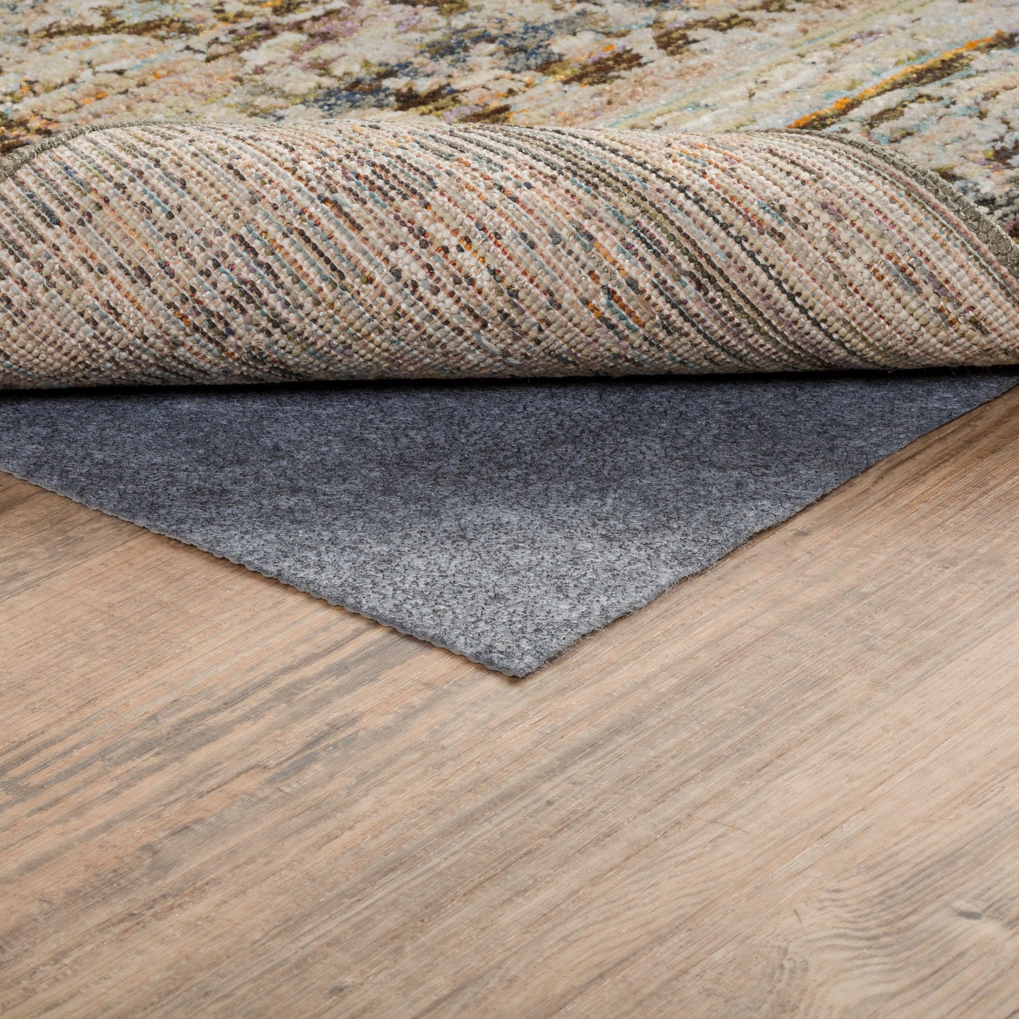 Vista Home Multi-Surface Reversible Indoor Rug Pad. - Grey