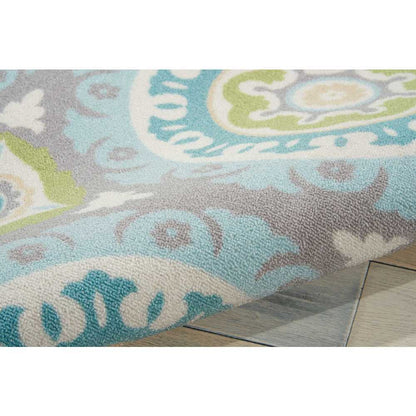 Waverly Sun N' Shade Indoor Outdoor Boho Medallion Area Rug